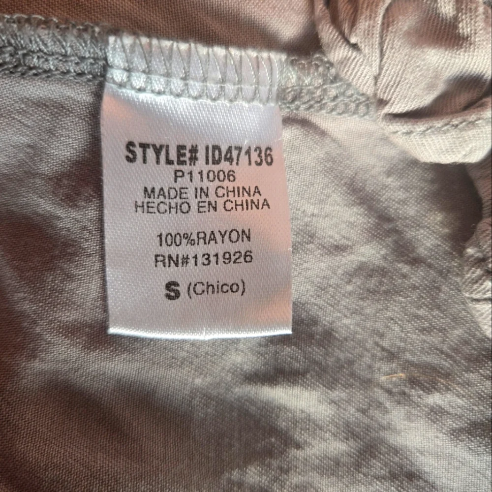 Tea N Rose. Blueish Grey Tiered Maxi Dress Size S - Picture 8 of 8